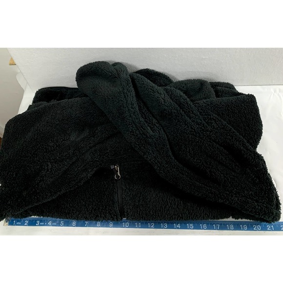 Columbia Fleece Jacket Womens Plus Size 1X Black Full Zip - Picture 7 of 9